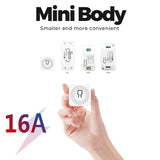 wifi mini on-off switch 16A10A smart graffiti dual control remote voice switch switch modification parts WiFi mini on-off switch
