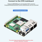 GW-CM5 Expansion Board With Dual Ethernet Ports, Aluminum Alloy Case For Compute Module 5, US Plug