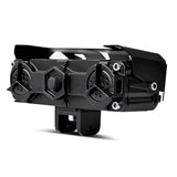 Motorcycle LED Headlights with White and Yellow Dual Beams Four Eye External Electric Vehicle Spotlights and Headlights