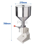 5-50ml Manual Liquid Filling Machine A03 Commercial Liquid Dispenser Nozzle Piston Spring Screw Paste Oil Honey Bottle Filler