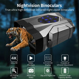 JA55 4K UHD Digital Binocular Telescope Camera 16X Zoom Birdwatcher Infrared Night Vision Binoculars for Hunting Camping