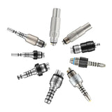Premium Led Handpiece Couplings 2/4/6 Hole Quick Connectors Adaptors Fit Lab High Speed Handpiece Dentisits Hand Tools Optionals