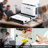 USB 2.0 LRP Print Server Share a LAN Ethernet Networking Printers Power Adapter USB HUB 100Mbps Network Print Server for PC
