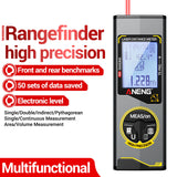 ANENG T3/T3 PRO/T5/T5 PRO Laser Distance Meter 30m50m High Precision Digital Tape Measure with Electronic Level Area Volume Test