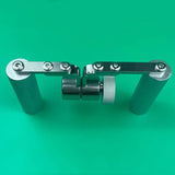 Adjustable Resistance Wrist Rotator Forearm Exerciser 360° Rotation Portable Fitness Tool Stainless Steel Aluminum Alloy