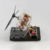 4-Coil High-Speed Silent Fan Model – Dual Driver Board Brushless Motor DIY Science Toy