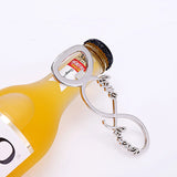 20pcs Love Forever Infinity Design Silver Metal Bottle Opener Wedding Favors