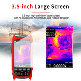 TOOLTOP Thermal Imaging Multimeter 256*192 Thermal Camera 19999 Counts Multimeters Car PCB Repair Industrial Inspect Tools ET15S