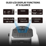360 Degree Rotating 2 Deck Electric Casino Card Shufflers Rechargeable Cordles Automatic 2-in-1 Card Shuffler and Dealer Machine