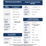 B27B GNSS Helix Antenna High Precision AN-105 Four-Arm Helical Antenna GPS/GLONASS Beidou/Galileo For UAV/UGV