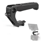 Top Handle For Camera Cage Rig G Rip With Clamp Rail Cold Shoes 1/4" 3/8" Threads