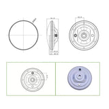 High Precision Measurement, Mmappingunmanned aerial vehicle Geological Monitoring GNSS Four-Star Multi frequency mushroom head