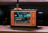 Mini Pocket TEF6686 ESP32 NXP-NANO Multiband Radio 2.4" IPS Touchscreen, 2000mAh EDC Portable FM/LW/MW/SW/AIR Receiver