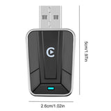 Converts Wired To Wireless CarPlay Adapter Plug & Play Wireless CarPlay & Android Auto Adapter USB Dongle for Factory Wired