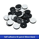 50Pcs Waterproof Patrol Point 30Mm 125KHZ RFID IC Tag Token With Adhesive Backing For Guard Tour System NFC Checkpoint