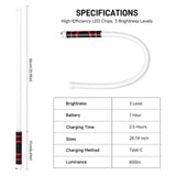 Flexible LED Flashlight Stick,Professional Work Light,Portable Tool for for Mechanics,Car Repairs, Inspections & Tight Spaces