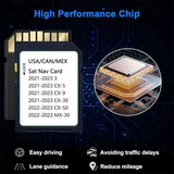 TD2K66EZ1B Upgraded Navigation SD Card for 20212023 3 / CX5 / CX9 Car GPS Navigation System for USA/CAN/MEX Maps