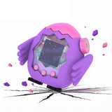 Cute Owl Protective Sleeve Case for Tamagotchi Paradise Electronic Pet Travel Carrying Case with Lanyard Scratch-Resistant