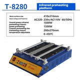 T-8280/T-8120 Infrared Constant Temperature Preheating Platform Preheating Furnace High Power Heating Platform PCB Circuit Board