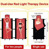 2570 Uds LED 660nm almohadilla de terapia de luz roja saco de dormir 850nm terapia de luz infrarroja cercana almohadilla grande