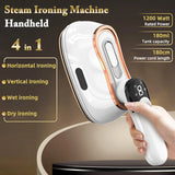 110V/220V Handheld Steam Iron Foldable Garment Steamer Power Portable 4 Speed Steamer Touch Screen Rotary Electric Iron 1200W