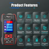TOOLTOP 2000W Solar MPPT Power Tester 3.2-Inch Display Photovoltaic Meter Pmax Voc Isc Test Multimeter Pmax Voc Lsc Test