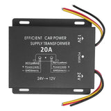 24V to 12V DC Voltage Converter Powerful Car Power Supply Voltage Converter for Trucks Motorhomes SUVs Buses