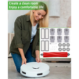 2 Set For Roborock Q Revo S/Q Revo Maxv/Q Revo Pro Robot Vacuum Cleaner Main Side Brush Hepa Filters Mop Cloth Dust Bags