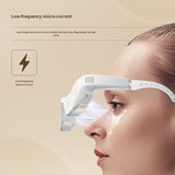7 Colors Under Eye Red Light Therapy Cold and Hot Anti aging Eye Beauty Device with Low Frequency EMS Eyebag Remover