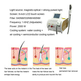 Desktop Laser Hair Removal Ice Feeling Portable Epilator Beauty Salon Home Freezing Point Painless Laser Hair Removal Machine