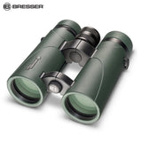 BRESSER ZT10x42 Professional Waterproof Binocular Telescope FMC Coating Low Light Night Vision HD Binoculars for Hunting Camping