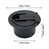RV Power Cord Hatch Cover Protective Weatherproofing Replacement for Travel Tent Trailer Motorhome Garage
