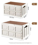 Outdoor Camping 35L Folding Storage Box Household Car Trunk Storage Convenient Organizing Box