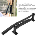 Firewood Kindling Splitter Wall Mounted Firewood Splitter High Carbon Steel Kindling Wood Log Cutter Wall Mounted Log Splitter