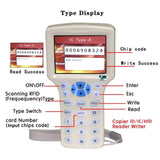 10Frequency NFC Smart Card Reader Writer Duplicator 125KHz 13.56MHz RFID Copier USB Fob Programmer Copy Encrypted Key Replicator