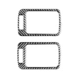 Car Dashboard Interior Accessories Carbon Fiber Trim Cover For Chevy Silverado 1500 1999-2002 Co-Pilot Air Outlet Vent
