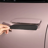 For Taycan 2019-2022 Dry Carbon Fiber Car Exterior Door Handle Cover Trim Accessories, 4PCS