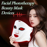 Facial Phototherapy Beauty Mask Devices Household Portable Brighten Skin Rejuvenation Instruments Skincare LED Beauty Device