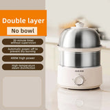 400W Electric Egg Boiler Breakfast Machine Multicooker Food Steamer Automatic Home Kitchen Appliance with Timer 220V