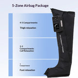 Wireless Rechargeable Heat Therapy Leg Air Compression Massager Improve Blood Circulation Relieve Fatigue Alleviate Muscle Relax