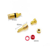 New High Current Binding Post Red Black Terminal Binding Posts Pure Copper Gold Plated Amplifier Speaker Binding Post Connector