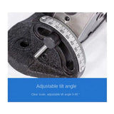 4-Inch Micro Universal Indexing Head Simple Index Plate for Vertical & Horizontal Inclination Drilling Milling Machine Tool