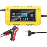 6A 12V Electric Motorcycles Charger Battery Maintainer Trickle Charger Smart Charger Car and Motorcycle Battery Charging Unit