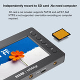 Ezcap 277 1080p HDMI CVBS AV Video Capture Card Game Recorder Schedule Recording To SD Card 5 Inch Screen Playback voice Mixing