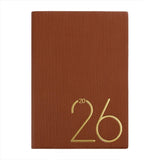 Portable A5 2025 Agenda Book Planner Reminder To Do List Daily Planner Textured PU Creative Planner Notebook Office Supplies
