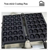 XEOLEO Electric Egg Waffle Maker 24 Holes Castella Sponge Cake Making Machine Waffle Iron Maker Non-Stick