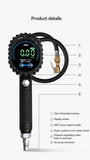 Deli Tire Pressure Meter Car Tire Pressure Watch Long Tube Tire Pressure Gauge Meter Heavy-duty Car Tire Pressure Gauge For Car
