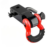 3/4 Carbon Steel Trailer Arm Broken 20.5T Solid Square Mouth Trailer Hook Buckle 4.75T Off-road Trailer Modification Part