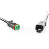 Deutsch DT 2 Pin Male Female Connector Adapter Wiring Harness for LED Work Light