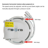 12v Outdoor Waterproof Aluminum Alloy Shell Horizontal Rotating Gimbal Single Axis Powered Automatic Rotating Gimbal